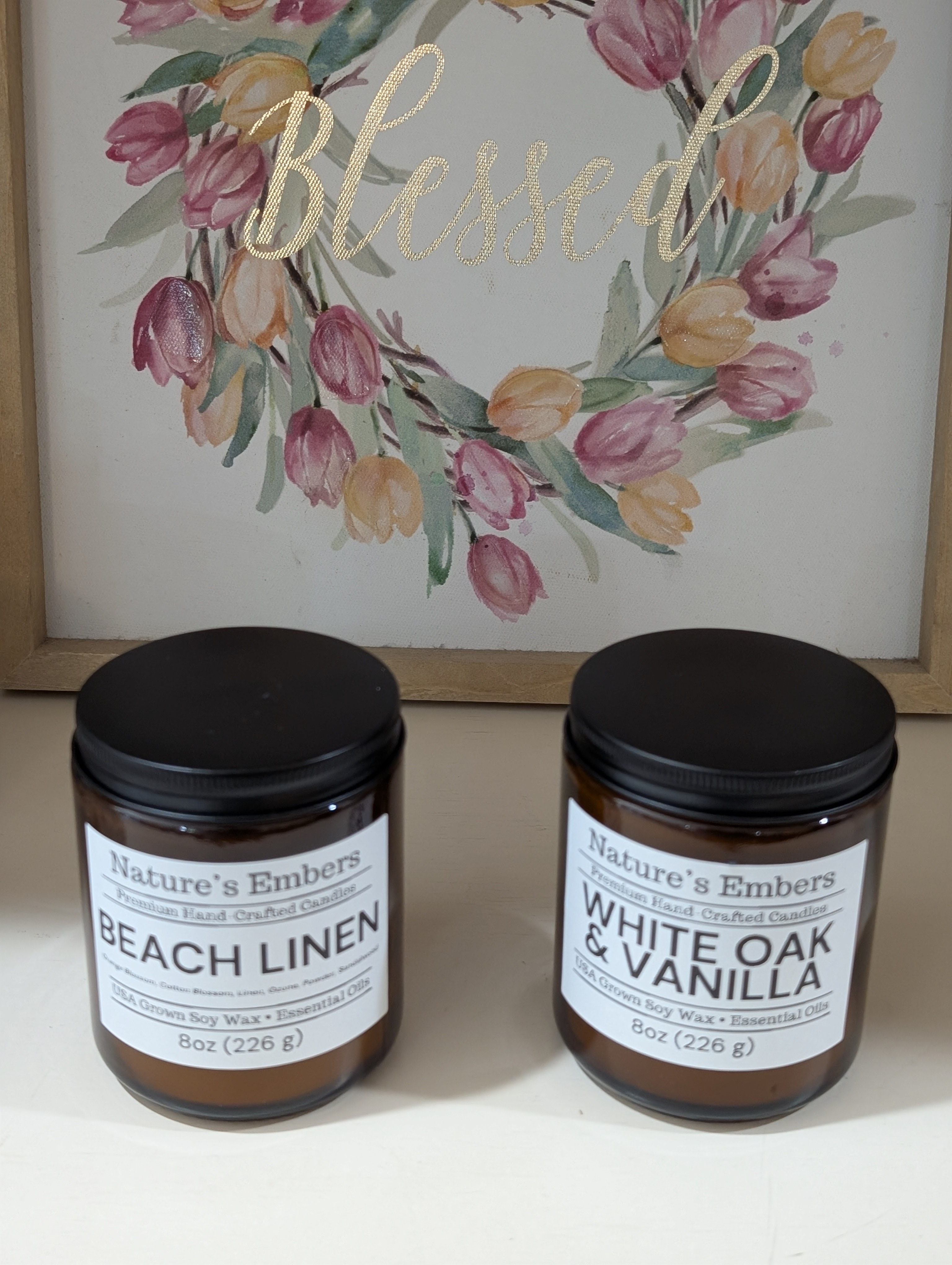 Nature's Embers Premium Candle